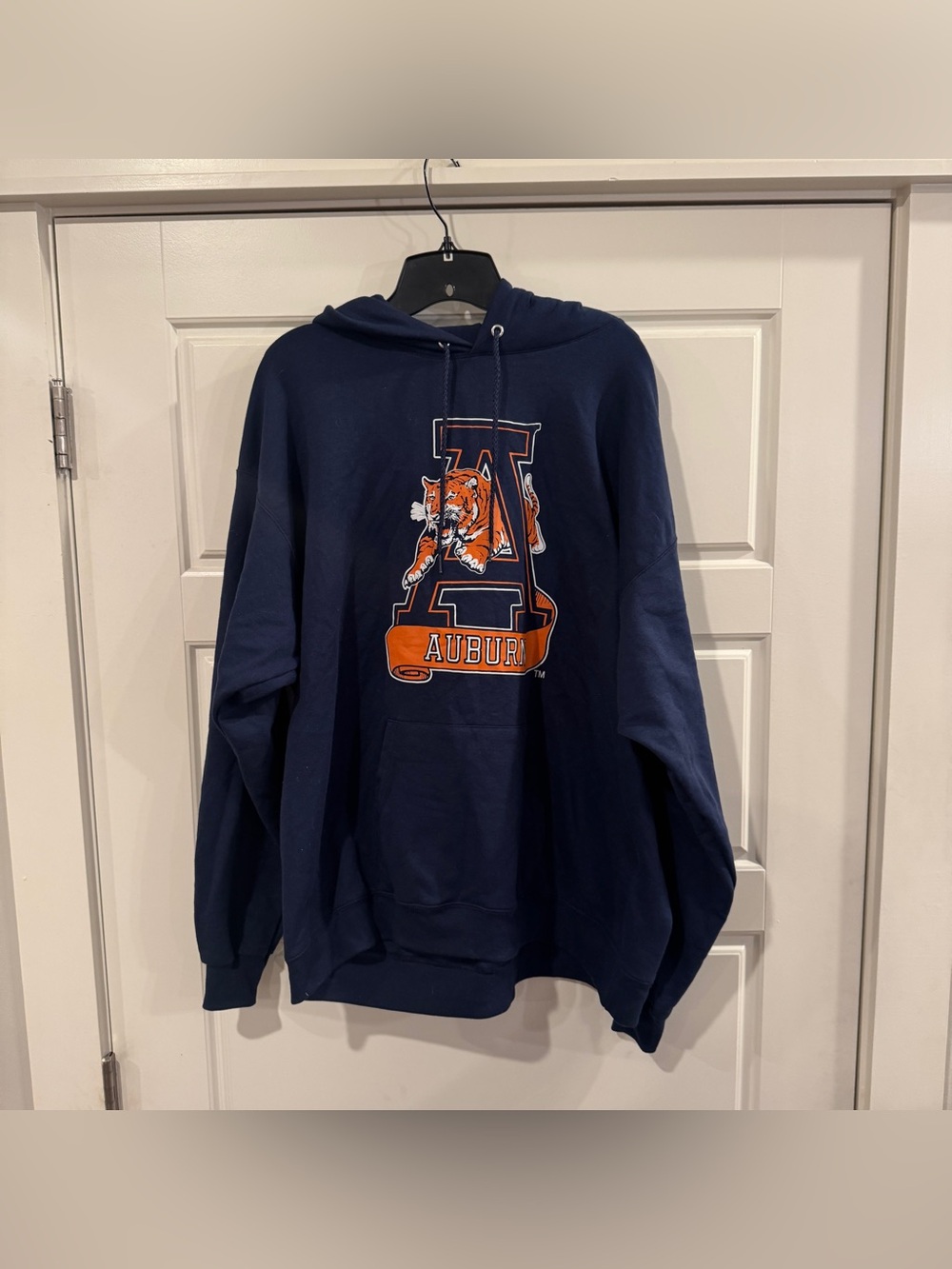 Hanes Ecosmart Auburn Tigers Pullover Hoodie Men’s Size XL